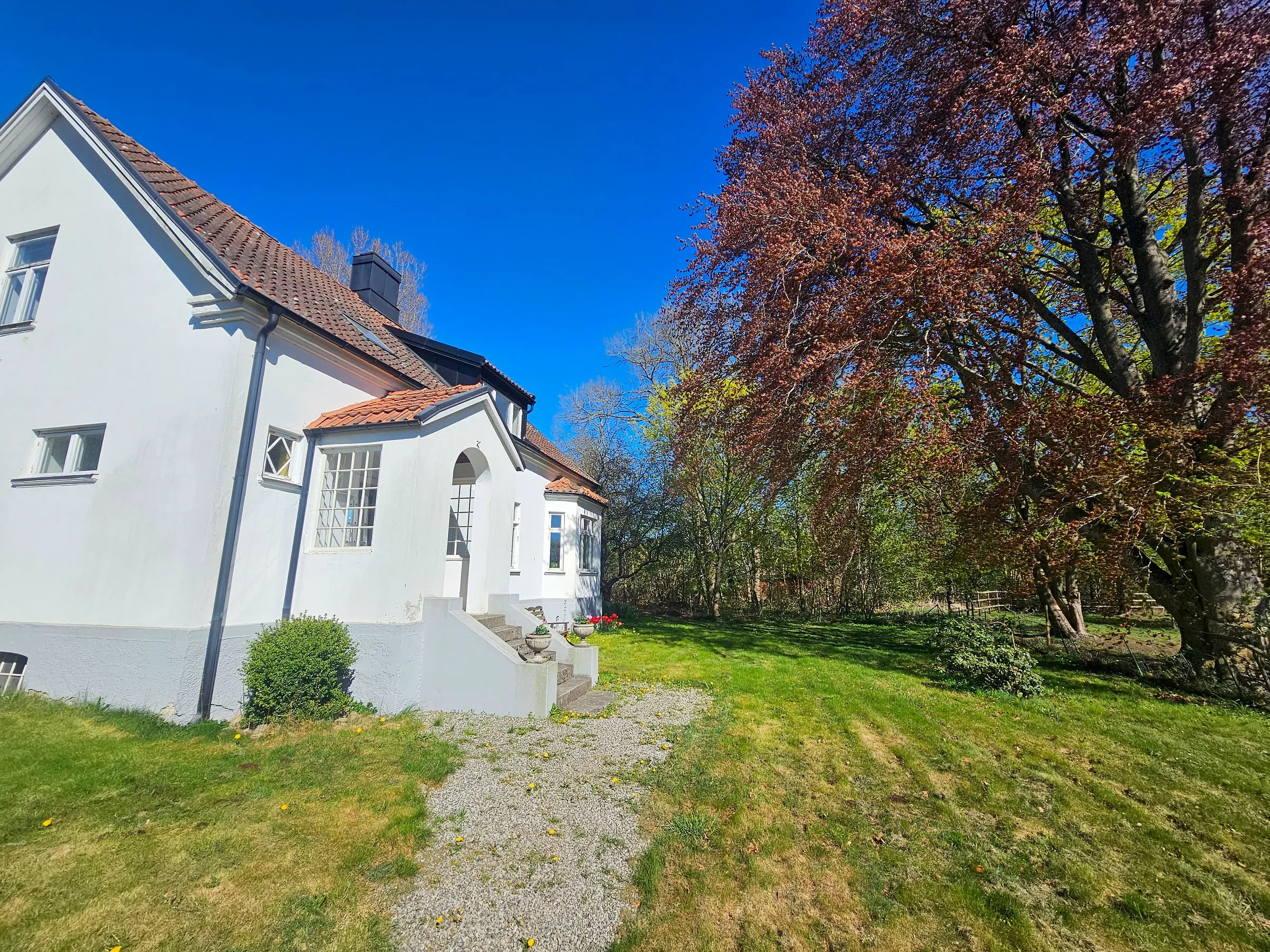 Husets långsida